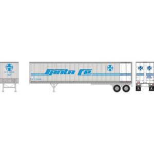 Athearn 16086 - HO RTR 45Ft Fruehauf Z-Van Trailer - Santa Fe #253455