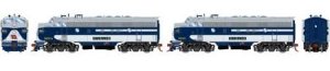 Athearn Genesis G19591 - HO EMD F7A/F7A Set - DCC Ready - Wabash #1169-A/#1189