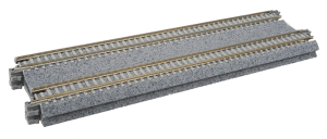 Kato Unitrack 20-012 - N Scale Concrete Tie Double Track Straight - 7-5/16in (2pk)