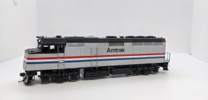 PFM HO Brass- Amtrak F409h Phase III- DC/Nonsound - Unnumbered - Painted- Estate Brass Locomotive...