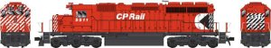 Bowser 24943 - HO GMD SD40 - Standard DC - Executive Line - CP Rail #5511 - 5 inch Stripes, Small...