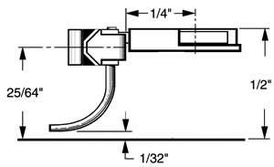 Kadee 25 Short (1/4inch) Overset Shank 20 Series Magne-Matic(R) Couplers 2 pair