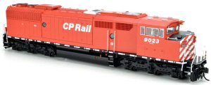 Bowser 25003 - HO GMD SD40-2f - DCC Ready - CP (Round Porthole Sill Dashes) #9018