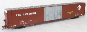 Tangent Scale Models 25025-01 - HO Greenville 86ft Double Plug Door Box Car - Erie Lackawanna #92...