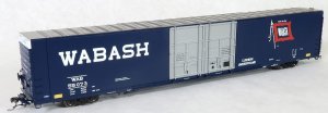 Tangent Scale Models 25034-04 - HO Greenville 86ft Double Plug Door Box Car - Wabash #55070