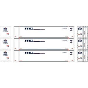 Athearn 27695 - HO RTR 48Ft Containers - ITEL #2 (3pkg)