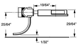 Kadee 28 20 Series Magne-Matic Couplers #28 Medium (9/32inch) Centerset Shank 2 Pair