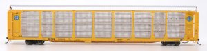 InterMountain 45280-01 HO - Bi-Level Auto Racks - BNSF Rack & Flat Car - Circle Logo #300100