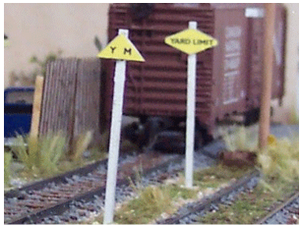 Osborn Model Kits 3053 - N Scale Yard Limit Signs