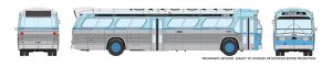 Rapido Trains 753064 HO New Look Bus Santa Monica(SMMBL)3 Lincoln Blvd, Montana Avenue No.4913 De...