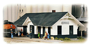 Walthers Cornerstone 3240 - N Scale Clarkesville Depot - Kit