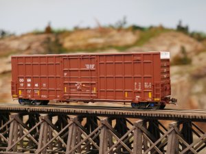 Aurora Miniatures 305032 - HO Gunderson 6276 50Ft Plate F Boxcar - COER #101563