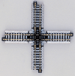 Kato Unitrack 20-320 - N Scale Track Crossing - 90 Degree - 4-7/8in (124mm)