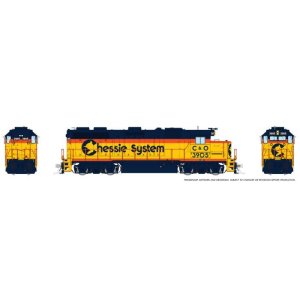 Rapido 39008 - HO EMD GP39 (DC/Silent): Chessie - C&O Sublettering: #3919