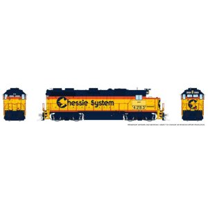 Rapido 39012 - HO EMD GP39 (DC/Silent): CSX - Chessie Patch: #4296