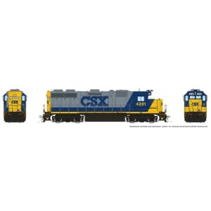 Rapido 39016 - HO EMD GP39 (DC/Silent): CSX - Bright Future (YN2): #4292