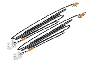 Woodland Scenics 5736 All Scale Stick-On LED pkg(2) - Just Plug Lighting System - Orange