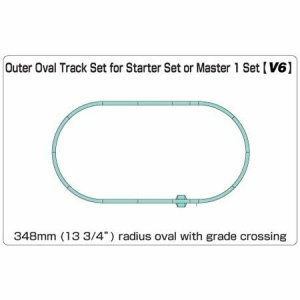 Kato Unitrack 20865 - N Scale Outer Oval Track Set V6 - Full Oval w/13-3/4 Inch Radius Curves