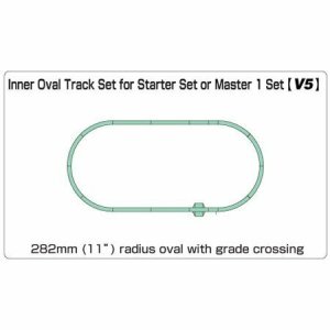 Kato Unitrack 20864 - N Scale Full Inside Oval Track Set w/11 Inch Radius Curves - V5