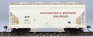 Intermountain 46514-22 - HO ACF Center Flow 2-Bay Hopper - Winchester & Western #4113