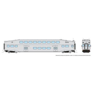 Rapido 546099 - N Bilevel Commuter Car - Undecorated Cab - Late