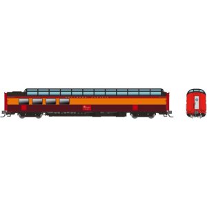 Rapido 575001 - N Scale SP Dome-Lounge W/ Fluted Sides - Southern Pacific - Daylight #3604