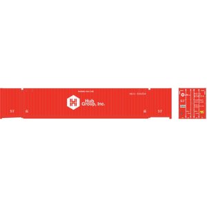 Atlas 50005952 - N Scale 53Ft Containers - HUB Group (DA Markings) Set #1 (3 pkg)