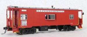 Tangent Scale Models 60116-01 - HO Delivery Target Red 1953+ Steel Bay Window Caboose - Illinois ...