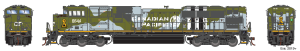 Athearn Genesis G1146 - HO EMD SD70ACU - DCC Ready - Canadian Pacific CP (RCAF Camo) #6644