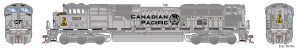 Athearn Genesis G1150 - HO EMD SD70ACU - DCC Ready - Canadian Pacific CP (Two-Tone Gray) #7023