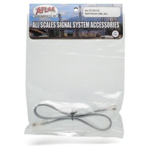 Atlas Model Railroad Co. 70000052 Signal Extension Cable - All Scales Signal System Short - 12inc...