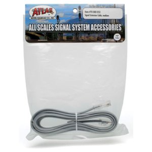 Atlas Model Railroad Co. 70000053 Signal Extension Cable - All Scales Signal System Medium - 60in...