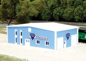 Pikestuff 8011 - N Diamond Tool & Engineering Building (Scale: 60 x 40ft) - Blue