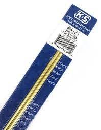 K&S Engineering 8121 All Scale - 1/8 inch OD Round Brass Tube (Soft Fuel Line) 0.014inch Thick x ...