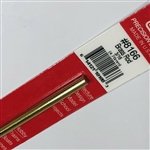 K&S Engineering 8166 All Scale - 3/16 inch Diameter Round Brass Rod - 12inch Long