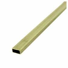 K&S Engineering 8266 All Scale - 5/32inch x 5/16inch Rectangular Brass Tube - 12inch long x 0.014...