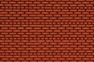 Chooch 8621 - HO/N Flexible Dark Red Brick Wall Sheet (2-Pack) - Small