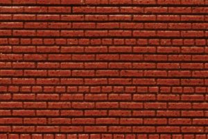 Chooch 8623 - HO Flexible Dark Red Brick Wall Sheet (2-Pack) - Medium