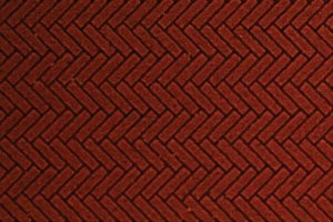 Chooch 8661 - HO/N Flexible Herringbone Dark Red Brick Sheet (2-Pack) - Small