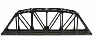 Atlas 888 - HO 18inch Through Truss Bridge - w/ Code 100 Track - Black