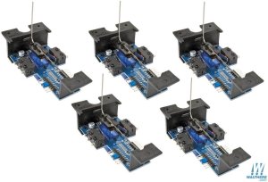 Walthers Layout Control System 502 - Horizontal-Mount Switch Machine (5pk)