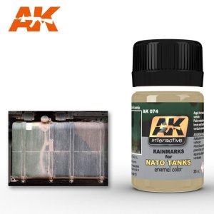 AK Interactive NATO Tank Rainmarks Enamel Paint 35ml