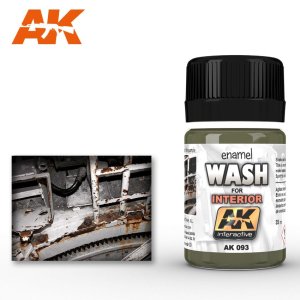 AK Interactive 093 Interior Wash Enamel Paint 35ml 