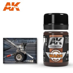 AK Interactive 2029 Air Series Landing Gear Enamel Wash 35ml