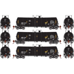 Athearn 16407 - HO 16,000 Gallon Clay Tank, AMOX #13158 / #13281 / #13337 (3)