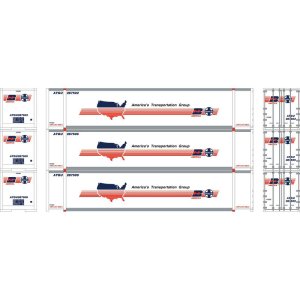 Athearn 19140 - HO 48' Containers, ATGU #287502 / 287505 / 287509 (3)