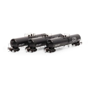 Athearn 29929 HO Scale - RTR 30,000 Gallon Ethanol Tank Car -CHSX - #1 - (3 pack)