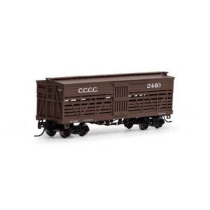 Athearn RTR 5237 - N Scale 36ft Old Time Stock Car - CCCC #2440