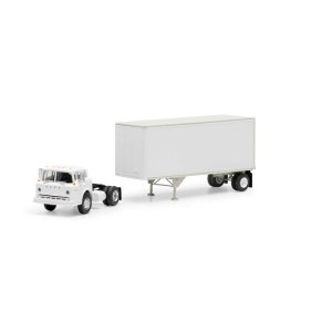 Athearn 90991 - HO RTR Ford C/28' Trailer, Owner Operator