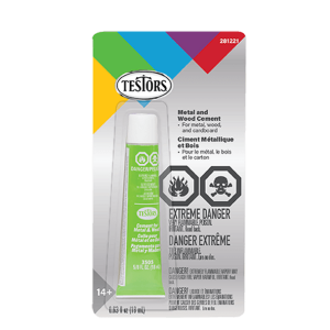 Testors Corp. 281221 - Cement for Metal and Wood - 5/8 oz Tube